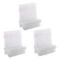 36Pcs/Set Clear Plastic Easels Plate Holders Display Dish Rack Photo Book Pedestal Holder Display Stand