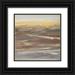 Jill Susan 15x15 Black Ornate Wood Framed with Double Matting Museum Art Print Titled - Desert Sundown