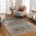 Mark&Day Area Rugs 3x8 Politiko Traditional Dark Blue Runner Area Rug (2 11 x 7 10 )