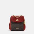 Coach Bags | Coach C5678 Convertible Mini Backpack Nwt Price Firm | Color: Brown/Red | Size: 7 1/4" (L) X 6 1/2" (H) X 3 1/4" (W)