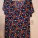 Lularoe Tops | Lularoe Classic T Short Sleeve Top Size Xl Nwt | Color: Blue/Red | Size: Xl