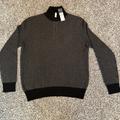 Polo By Ralph Lauren Sweaters | Men’s Polo Ralph Lauren Houndstooth Merino Wool Zip Sweater- Size Small! Nwt | Color: Black/Gray | Size: S