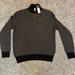 Polo By Ralph Lauren Sweaters | Men’s Polo Ralph Lauren Houndstooth Merino Wool Zip Sweater- Size Small! Nwt | Color: Black/Gray | Size: S