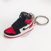 Nike Accessories | Mini Basketball Nike Air Jordan 3d Sneaker Keychain | Color: Black/Red | Size: Os