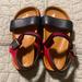 Gucci Shoes | Gucci Girls Sandals | Color: Blue/Red | Size: Euro Size 26