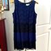 Jessica Simpson Dresses | Nwot Black And Blue Lace Dress | Color: Black/Blue | Size: 6