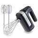 Electric Hand Mixer, Handheld Mixers for Kitchen, With Beaters and Whisk Attachments for Cooking and Baking, Lightweight Handmixer Labeled "BAKE" by Rae Dunn (Black)