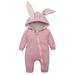 TOWED22 My First Christmas Baby Girl Outfit Baby Girl Romper Bodysuit Girls Stripe Print One Piece Jumpsuit Pants Clothes Outfits Pink