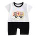 KmaiSchai Baby Tops And Pants Children Baby Boys Girls Cartoon Romper Short Sleeve Cute Animals Jumpsuit Outfits Clothes Summer Baby Clothes Short Sleeve Romper Baby Boy Suit Romper Overalls