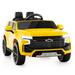 Costway 12V Kids Ride on Car with 2.4G Remote Control-Yellow