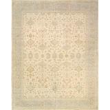 Canvello Sultanabad Hand-Knotted Wool Ivory Area Rug - 11'10" X 15' - Ivory - L. Blue - 11'10" X 15' 0"