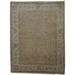Canvello Hand Made Transitional All Over Indo Oushak Rug - 7'10'' X 10'2'' - Beige - 7'10'' X 10'2''