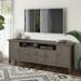 WYNDENHALL Mansfield SOLID WOOD 72 inch Wide Transitional TV Media Stand For TVs up to 80 inches - 72'' W x 16.5'' D x 26'' H