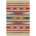 Canvello Anatolian Kilim Hand-Woven Cotton Area Rug- 4' X 6' - 4' 0" X 6' 0"