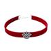 Reheyre Dog Collar Super Soft Lobster Clasp Design with Extension Chain Non-Fading Anti-suffocation Pet Collar with Shiny Crown Dog Bone Decor Pet Accessories