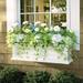 Devon Easy-Care Window Planter Pots - White, 4' - Grandin Road