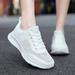 Gubotare Womens Tennis Shoes Women s Minimalist Barefoot Shoes | Zero Drop Sole | Wide Width Fashion Sneaker White 7.5