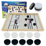 ZENODDLY Children s educational toys Parent-child interactive games Portable board games Football games Slingshot ice hockey board games Foosball Fast Sling Puck Game Adult desktop family games