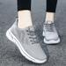 Gubotare Flats Shoes Women Womens Canvas Sneakers Low Top Slip on Shoes Lightweight Casual Tennis Shoes Gray 8.5