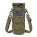 1Pc Mountaineering Water Bottle Bag for Outdoor Camping Hiking Climbing Green