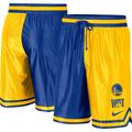 Men's Nike Gold/Royal Golden State Warriors Courtside Versus Force Split DNA Performance Shorts