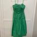 J. Crew Dresses | Green Strapless Dress | Color: Green | Size: 6