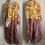 Free People Intimates & Sleepwear | Intimately Free People Floral Robe | Color: Red/Yellow | Size: M/L