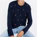 Madewell Sweaters | Madewell Ai208 Sweaters Madewell Wellesley Bobble Pullover Sweater Size Small | Color: Blue | Size: S