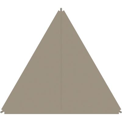 Sonnensegel BENT "TC-Zip-Protect Canvas Single", gelb (oker mit rv abdeckung), Sonnensegel, B/T: 250cm x 250cm, Polycotton, B:250cm T:250cm