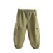 Kids Toddler Baby Sweatpants Boys Casual Trousers Cargo Pants Solid Color Length Pants Elasticated Cuffs Pants Elastic Waist Casual Jogging Bottoms Trousers Jogger Sports Long Pants