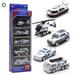 Biplut 5Pcs 1/64 Diecast Alloy Engineering Racing Military Car Vehicle Model Kids Toy