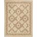 Aubusson Weave 973126 5 x 8 ft. Gueret Flat Woven Area Rug Pink & Cream