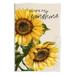 Stupell Industries You Are My Sunshine Sunflower Blooms Graphic Art Unframed Art Print Wall Art Design by Conrad Knutsen