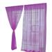 wofedyo Shower Curtain 1 Pcs Pure Color Tulle Door Window Curtain Drape Panel Sheer Scarf Curtains For Living Room