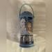 Disney Dining | New Walt Disney World Frozen Plastic Water Bottle Snow Globe Sipper Cup W/ Straw | Color: Blue/Silver | Size: Os