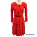 Anthropologie Dresses | - Anthropologie Sunday In Brooklyn Red Tiered Dress | Color: Red | Size: Xs