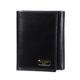 GUESS Men's Leather Trifold Wallet, Black Chavez, One Size