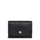 Radley London Wardour Street Medium Flapover Purse for Women, Made from Black Vegetable-Tanned Leather, Purse with Press Stud Fastening, Features Six Card Slots, Two Slip Pockets & Zipped Coin Pocket