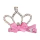 Pince à cheveux couronne en strass nœud brillant princesse reine accessoires pour enfants