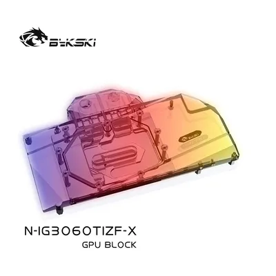 Bykski – bloc d'eau N-IG3060TIZF-X pour carte GPU Battle Ax RTX 3060 TI 8G /RTX 3060 TI/radiateur