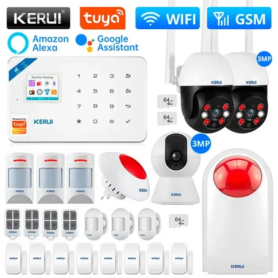KERbiomW33-Système d'alarme sans fil pour la sécurité de la maison intelligente contrôle de