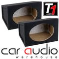 T1 Audio T1-6X9 Pair of MDF 6x9" Boxes Fully carpeted and complete with speaker binding posts (Sold in Pairs)