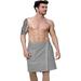 SEYANTE Men’s Spa Bath Towel Wrap - 100% Turkish Cotton Body Shower Wrap w/ Adjustable Closure | 21 H x 50 W in | Wayfair Bath Towel03