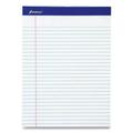 Ampad Perforated Writing Pads Wide/Legal Rule 50 White 8.5 x 11.75 Sheets Dozen (20360)