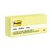 Post-it Original Pads in Canary Yellow 1.38 x 1.88 100 Sheets/Pad 12 Pads/Pack (653YW)