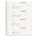 Rediform-1PK Spiralbound Unnumbered Money Receipt Book Three-Part Carbonless 7 X 2.75 4/Page 120 Forms