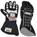 Simpson Racing 21300XK Competitor Racing Gloves Adult XL Black/White Pair
