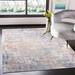 Blue/Gray 79 x 0.29 in Indoor Area Rug - Williston Forge Dream 428 Area Rug In Grey/Blue Polyester/Viscose | 79 W x 0.29 D in | Wayfair