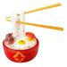 Homemaxs Small Longevity Noodles Decoration Unique Parents Birthday Cake Ornament Decor