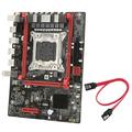 X79 Desktop Motherboard X79M-Q LGA 2011 CPU 64G RAM with SATA Cable